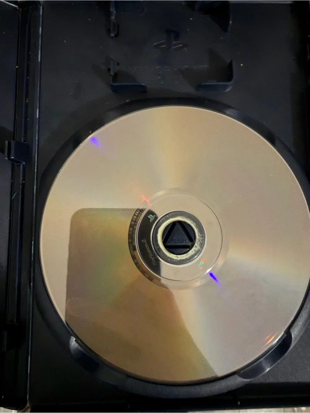 Sony PlayStation 2 God of War II Game Discs & Case - Black and Yellow Artwork